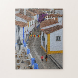 Morgens Spaziergang in die Arbeit Obidos The Real 