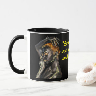 Morgens und Soul Zitat von Little Dove Tasse