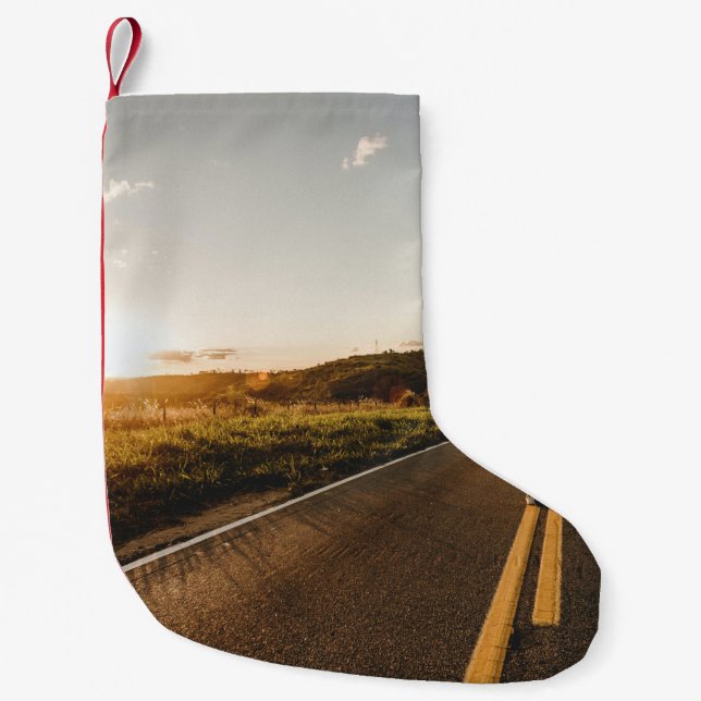 morgens unterwegs kleiner weihnachtsstrumpf (Vorderseite)