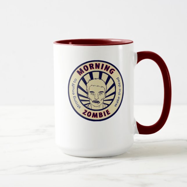 Morgens Zombie-Kaffee Tasse (Rechts)