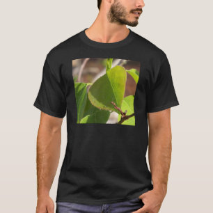 Morgenschlauch auf chinesischem Talgblatt T-Shirt