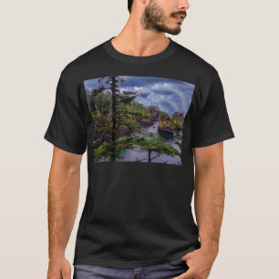 Morgensonnenaufgang olympische Halbinsel Cape Flat T-Shirt