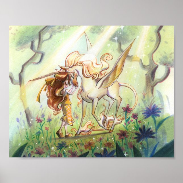 Morgensonnenlicht Poster (Vorne)