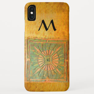 MORGENSTAR, gelb, braun, schwarz iPhone XS Max Hülle