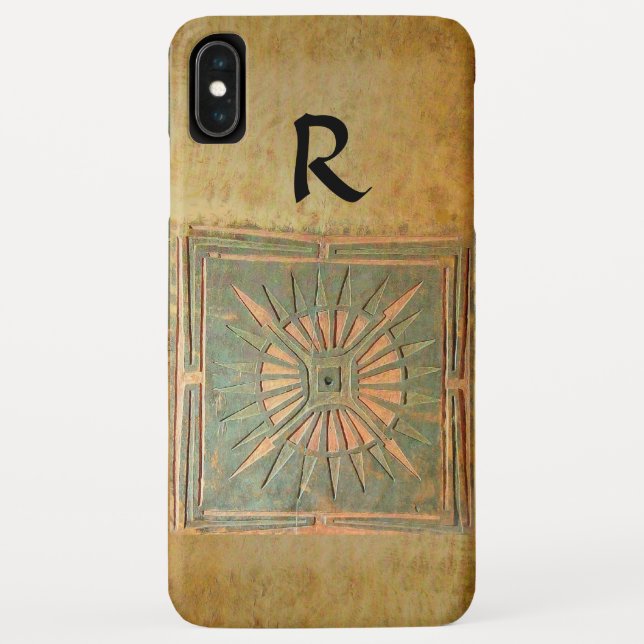 MORGENSTAR, gelb, braun, schwarz Case-Mate iPhone Hülle (Rückseite)