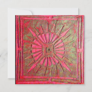 MORGENSTAR , leuchtend rot Ankündigung