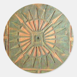 MORGENSTAR RUNDER AUFKLEBER