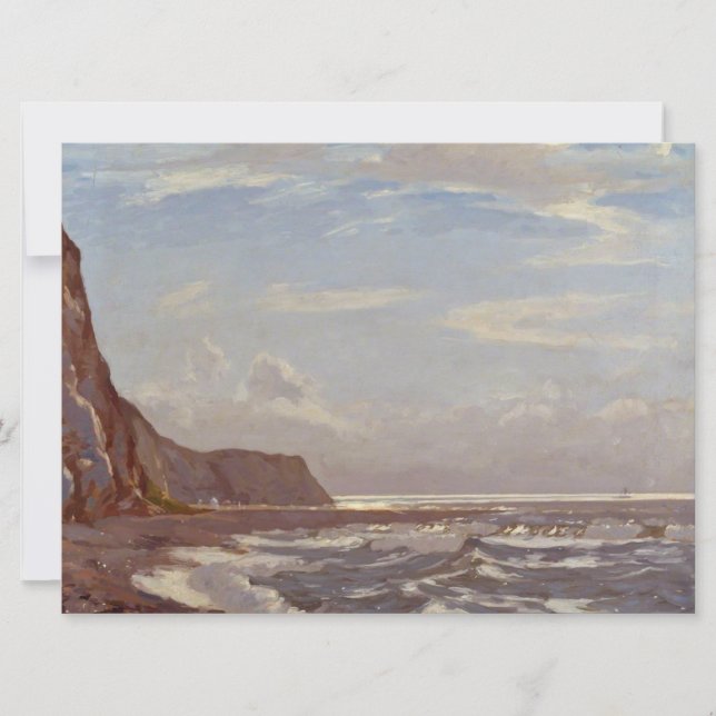 Morgenstern an der Küste auf der Isle of Wight Karte (Vorderseite)