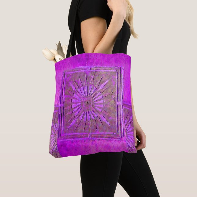 MORGENSTERNE, Lila Tasche (Von Nahem)