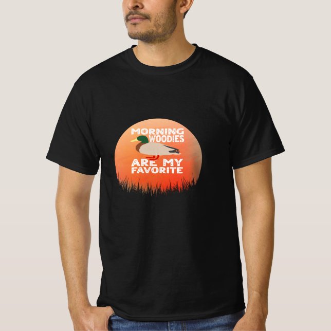 Morgenwoodies sind meine Lieblinge T-Shirt (Vorderseite)