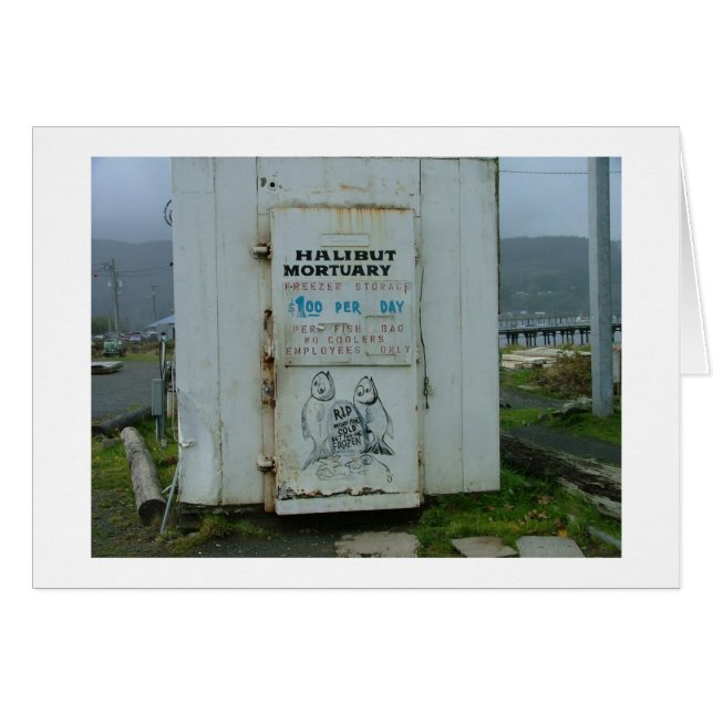 Morgue de flétan (Devant horizontal)