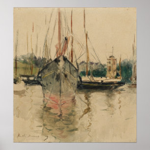 Morisot - Boats Entry To The Medina Isle Of Wight  Poster