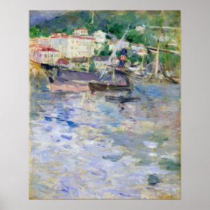 Morisot - Hafen von Nizza Poster