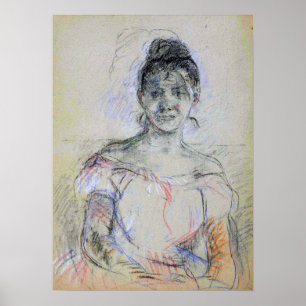 Morisot - Paule Gobillard im Ballkleid 1887 Poster