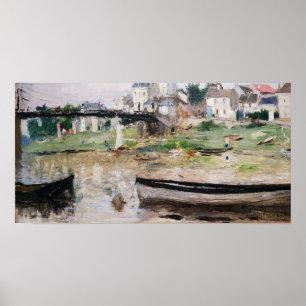 Morisot - Seine-Boote 1880 Poster