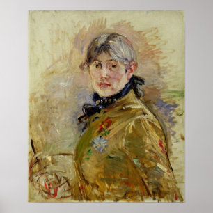Morisot - Selbstportrait Poster