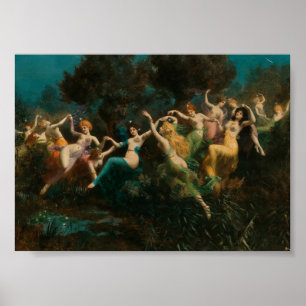 Moritz Stifter Nymphen Plakat