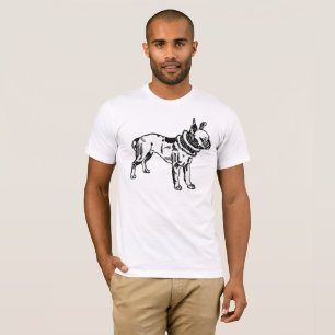Moriz Jung Pitbull Minimalist Kunst T-Shirt