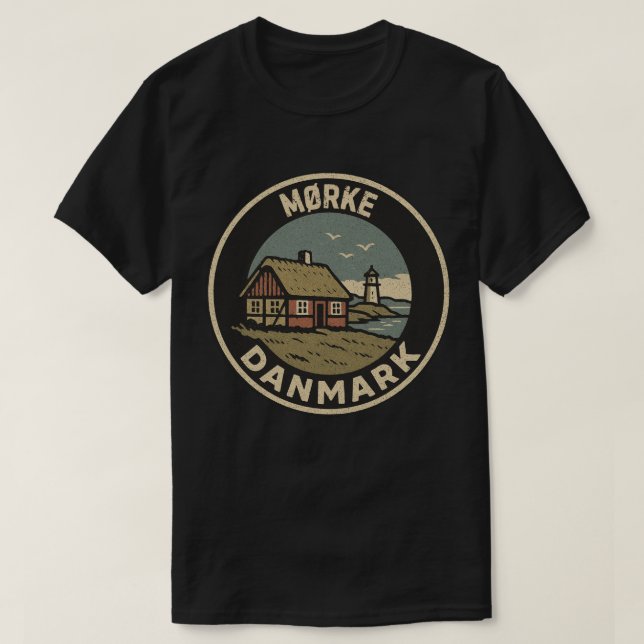 Mørke, Dänemark Danmark T-Shirt (Design vorne)