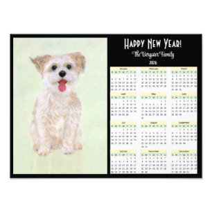 Morkie 2026 Kalender Fotodruck
