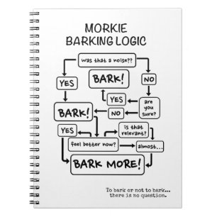 Morkie-Belllogik Notizblock