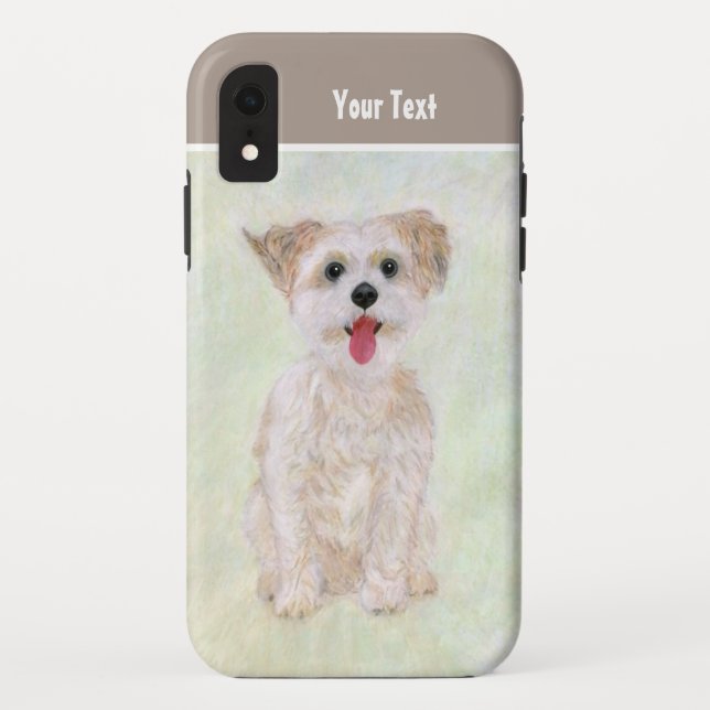 Morkie Dog Case-Mate iPhone Hülle (Rückseite)