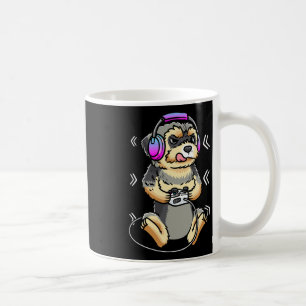 Morkie Hund Videospiel Spielekonsole Gamer Kaffeetasse