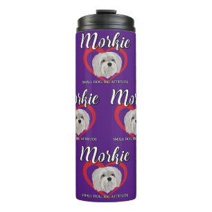 Morkie - Kleiner Hund, große Attitüde - 3 Thermosbecher
