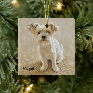 Morkie Liebe Keramikornament