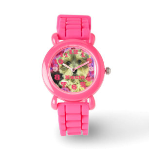 morkie Rosauhr Armbanduhr