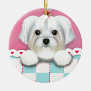 MORKIE SHELLY KERAMIKORNAMENT