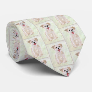 Morkie Tiled Necktie Krawatte