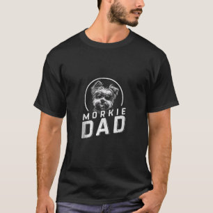 Morkie Vater Dog Eigentümer gibt Men Funny Dog Vat T-Shirt