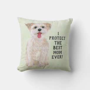 Morkie Wachhund Kleine Kissenhülle Kissen