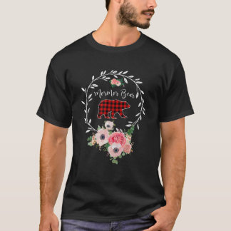 Mormar Bear Xmas Familie Weihnachten Pajama Rot Ka T-Shirt