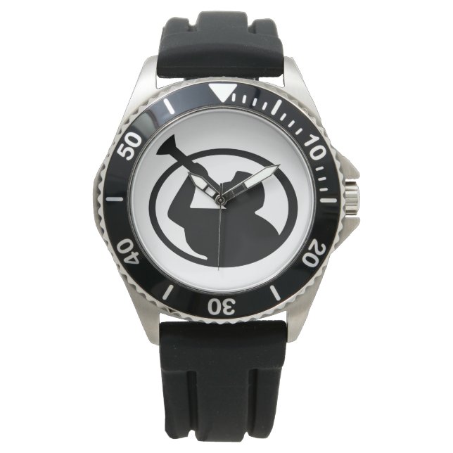 Mormon Angel Mormoni (Symbol des Mormonismus) Armbanduhr (Vorderseite)