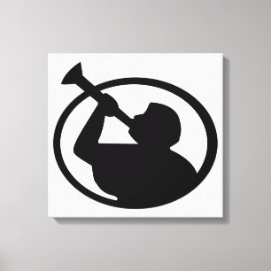 Mormon Angel Mormoni (Symbol des Mormonismus) Leinwanddruck