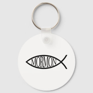Mormon Fish Schlüsselanhänger