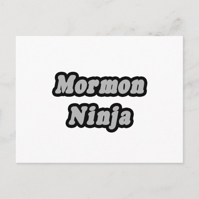 Mormon Ninja Postkarte (Vorderseite)