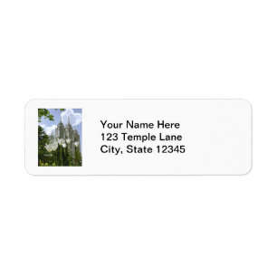 Mormonischer Tempel-Aufkleber Salt Lake Citys