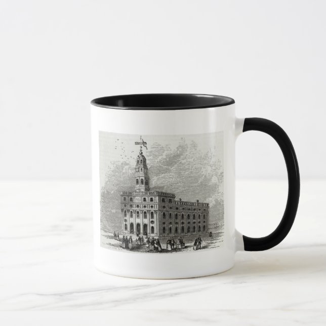 Mormonischer Tempel in Salt Lake, 1854 Tasse (Rechts)