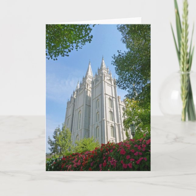 Mormonischer Tempel Karte (Vorderseite)