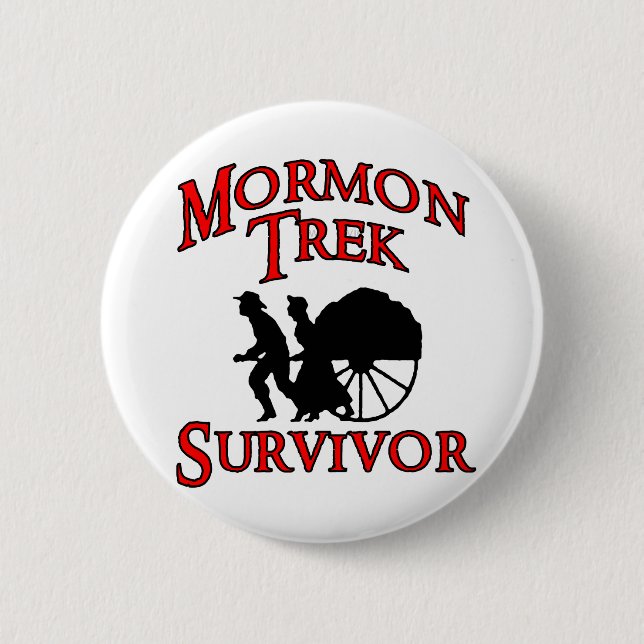 mormonischer Wanderungsüberlebender Button (Vorderseite)
