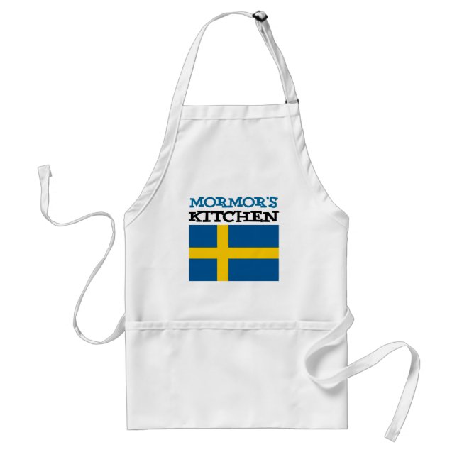 Mormors Küche, welche die Flagge von Schweden Schürze (Vorne)