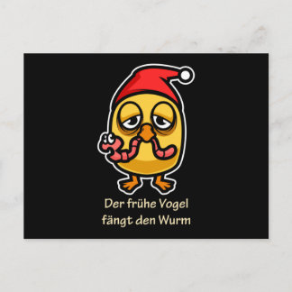 Morning Bird Luck Postkarte