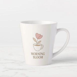 Morning Bloom Mug de Café Floral Esthétique