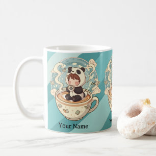 Morning Brew Kawaii Panda Tasse