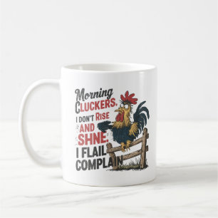Morning Cluckers Rooster Kaffeetasse