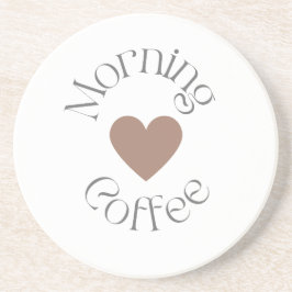 Morning Coffee, Caffine Lover Gift idea Getränkeuntersetzer