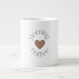 Morning Coffee, Cozy Coffee Lover Gift Jumbo-Tasse